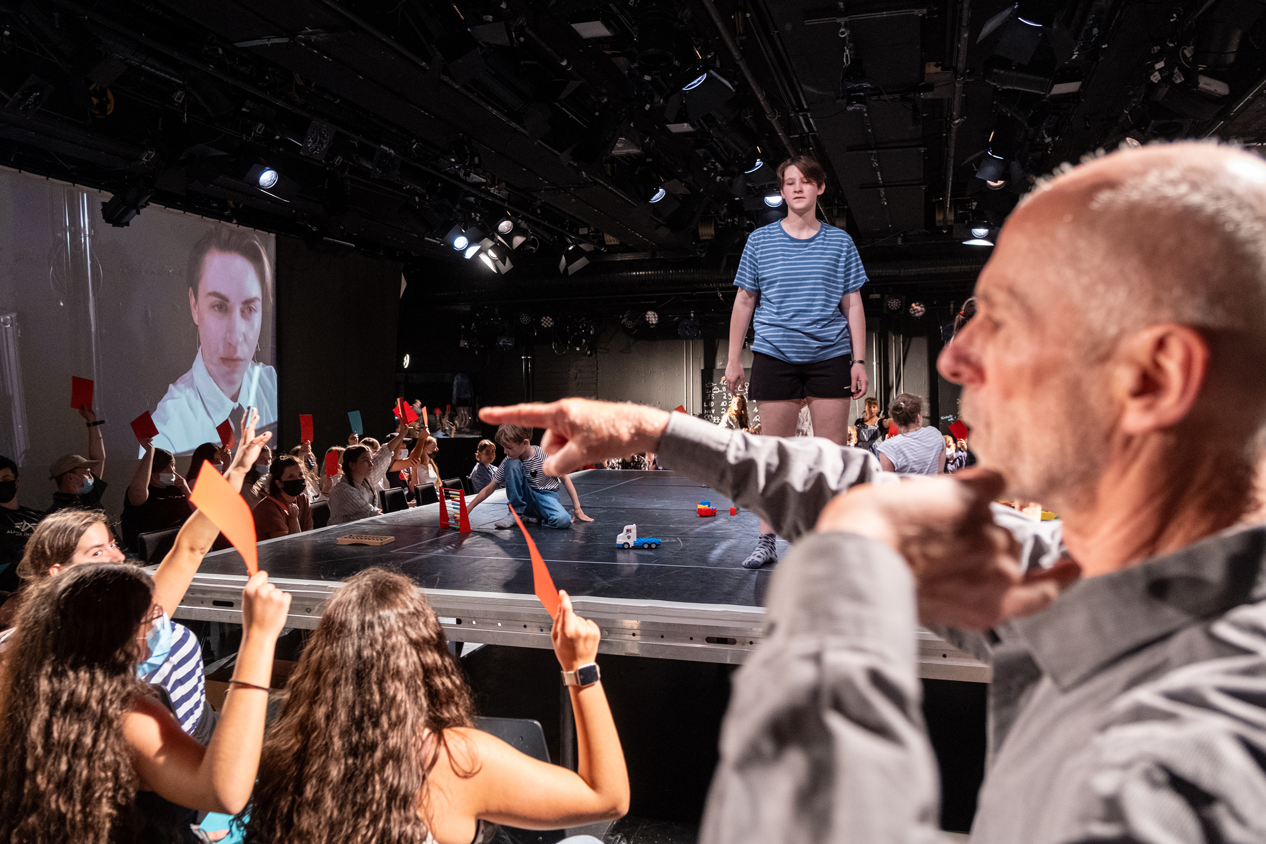 06.07.2022, Mapping UTOPIA, Regie der Spielclubs: Sabine Koller, Marlene Pawlak, Hannah Rech, Sofia Sheynkler, Projektleitung: Franziska Okolo